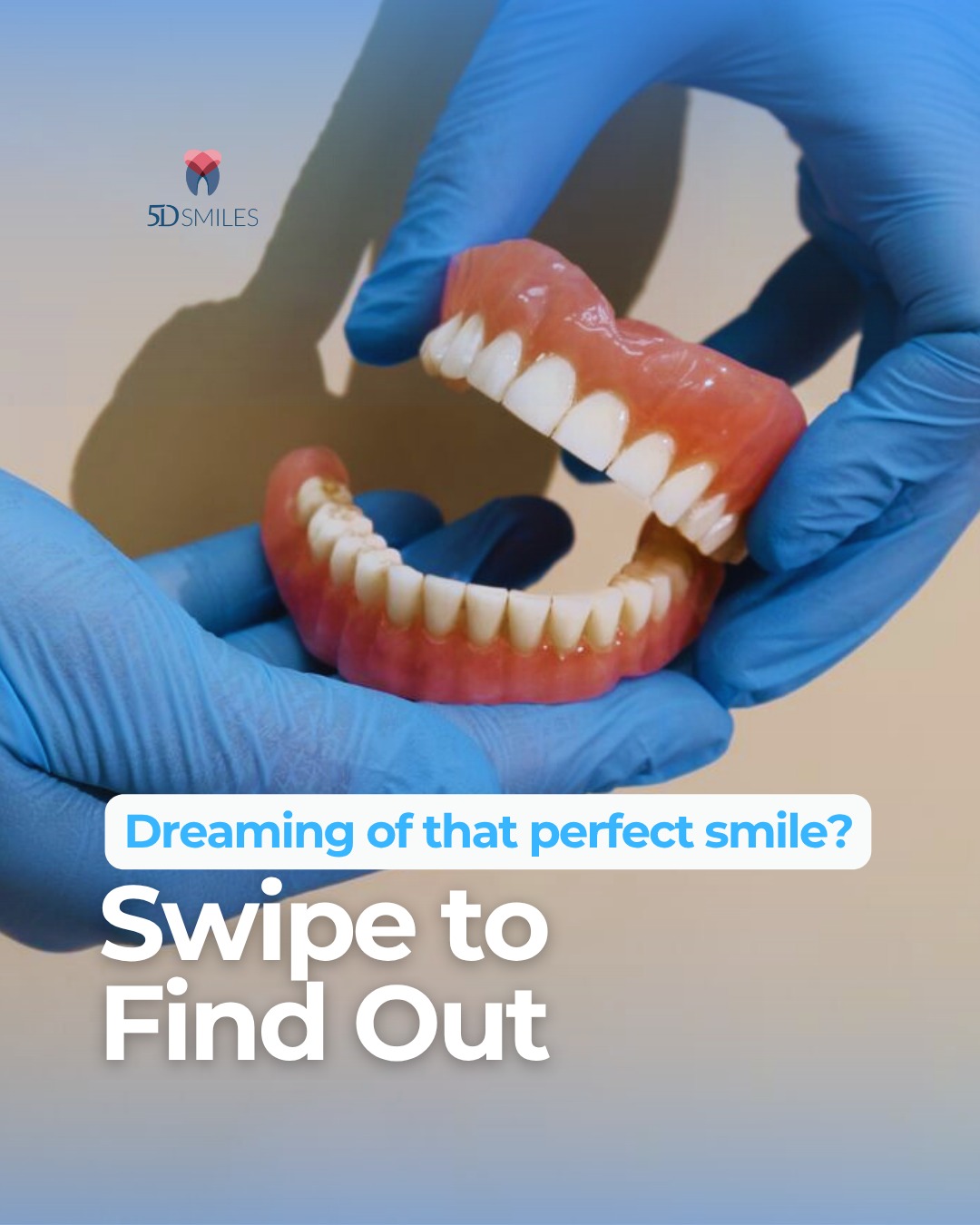 Dental implant result before and after — 5D Smiles Downey CA